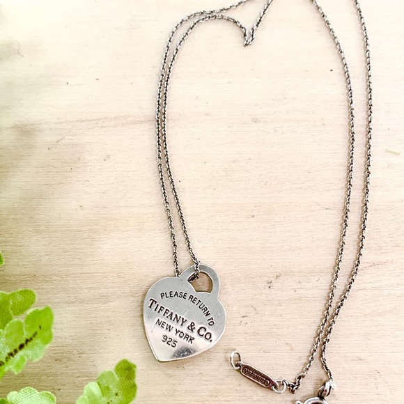 Tiffany Silver Heart Necklace - Picture 2 of 7